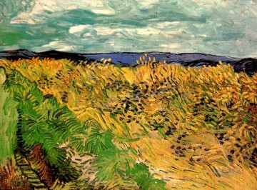Wheat Field with Cornflowers Vincent van Gogh Oil Paintings